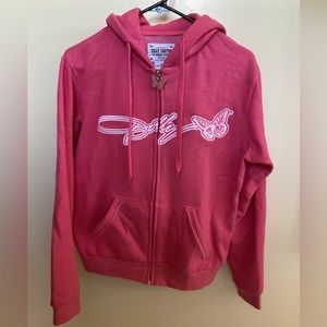 Dolly Parton Pink Butterfly Hoodie.